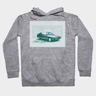 Citroen XM ---- 90s Style Vintage Aesthetic Car Design Hoodie